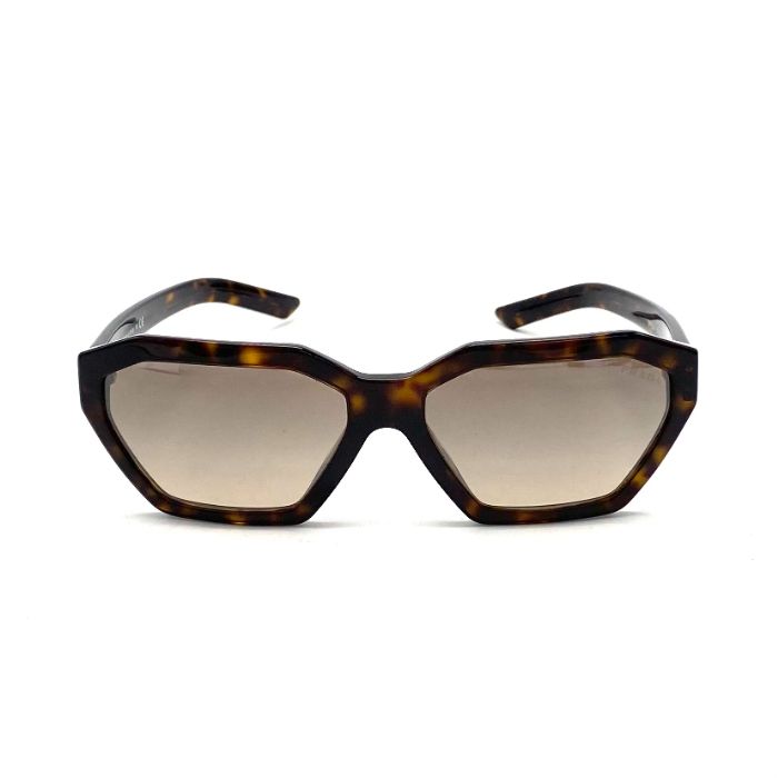 PRADA プラダ ロゴ べっ甲調 プラスチック サングラス eY09276N