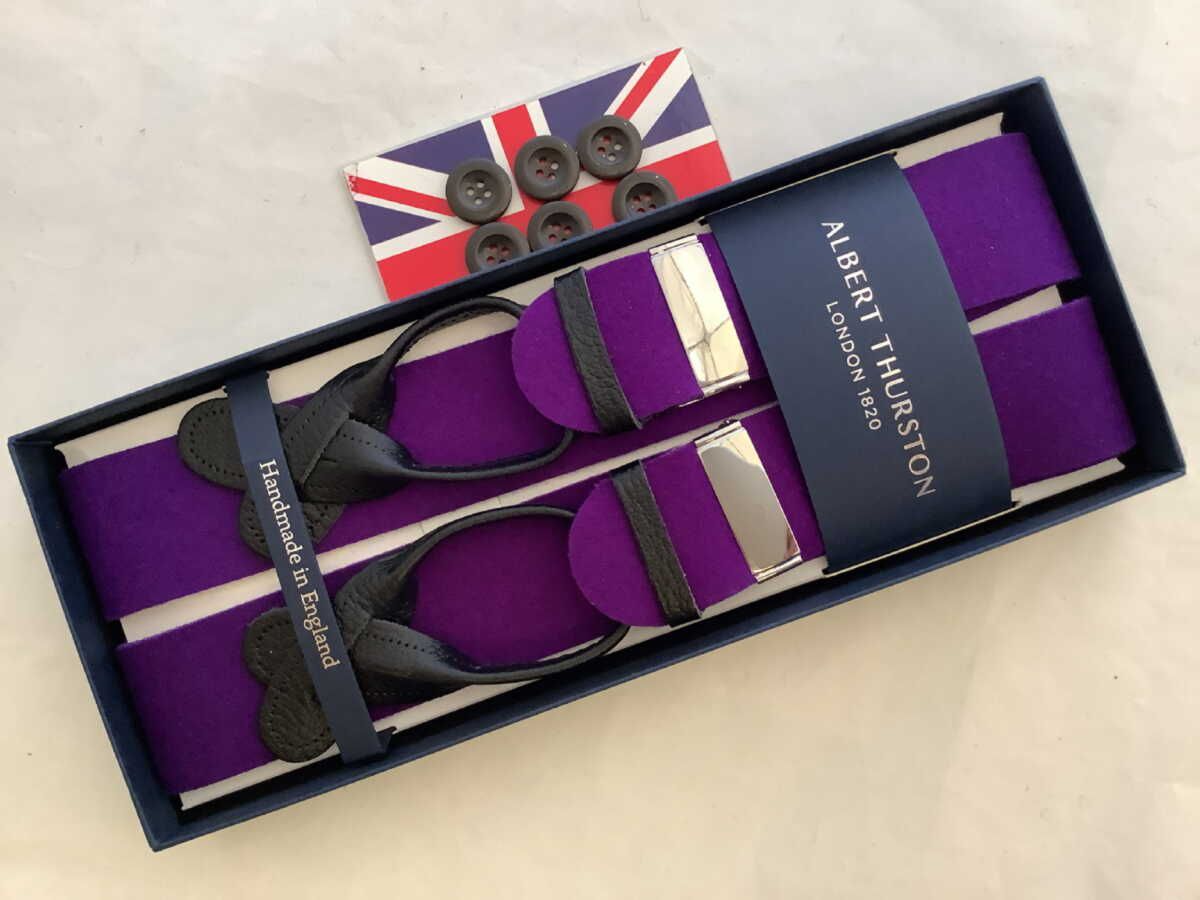 Amazon | [アルバートサーストン] サスペンダー英国製 クラシック6