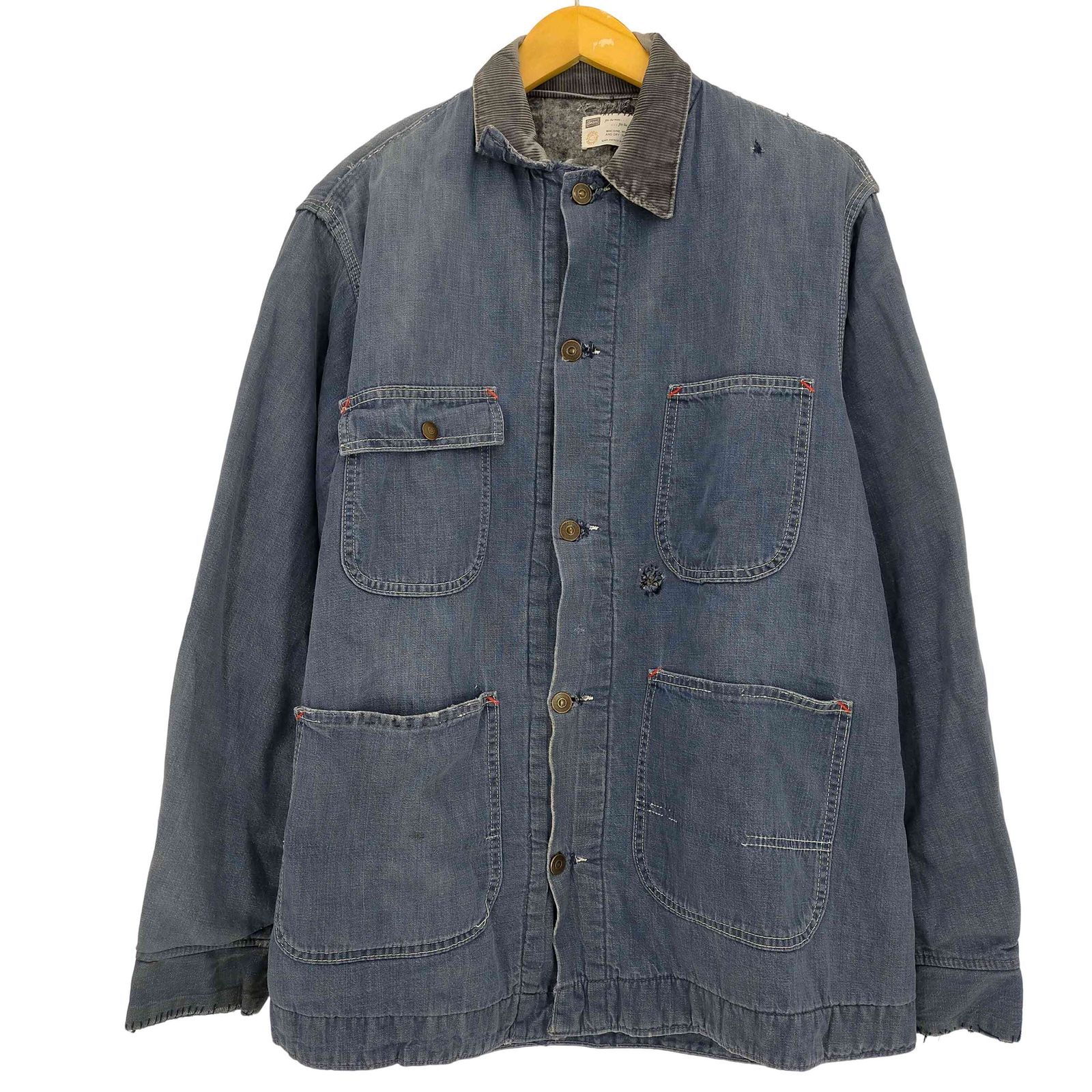 シアーズ Sears 60s USA製 裏地ブランケット デニムカバーオール  