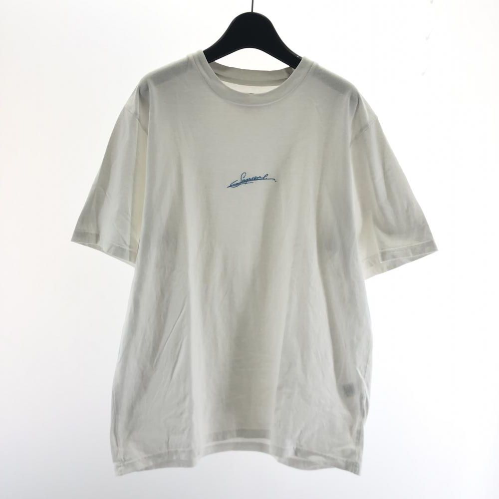 【中古】Supreme Signature S/S Top サイズM ホワイト シュプリーム[17]