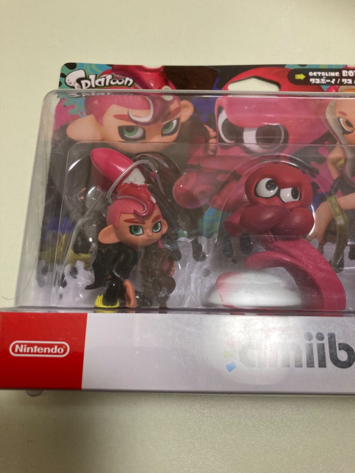 新品スプラトゥーン amiibo タコガール/タコ/タコボーイ トリプル 