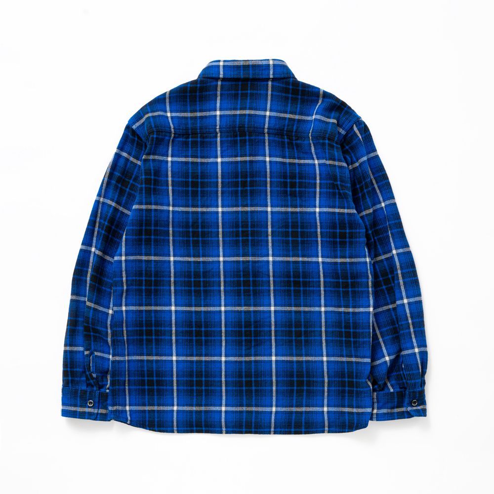 【RATS/ラッツ】COTTON FLANNEL BLUE CHECK SHIRT / コットンフランネル レギュラーカラーシャツ / 24'RS-0805【メンズ】【送料無料】