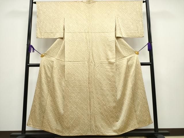 平和屋着物○上質な小紋 縞 正絹 逸品 AAAY9831ck