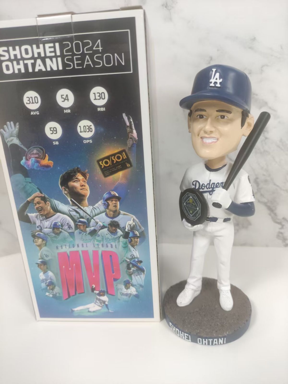 大谷翔平 ドジャース 2025年4月2日 球場配布 MVP ボブルヘッド人形 非売品