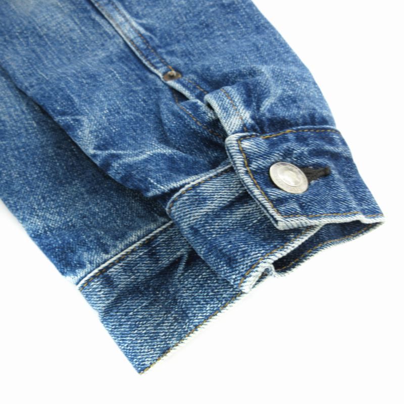 ハイク HYKE デニムジャケット Gジャン 3 L インディゴブルー /GV HYKE