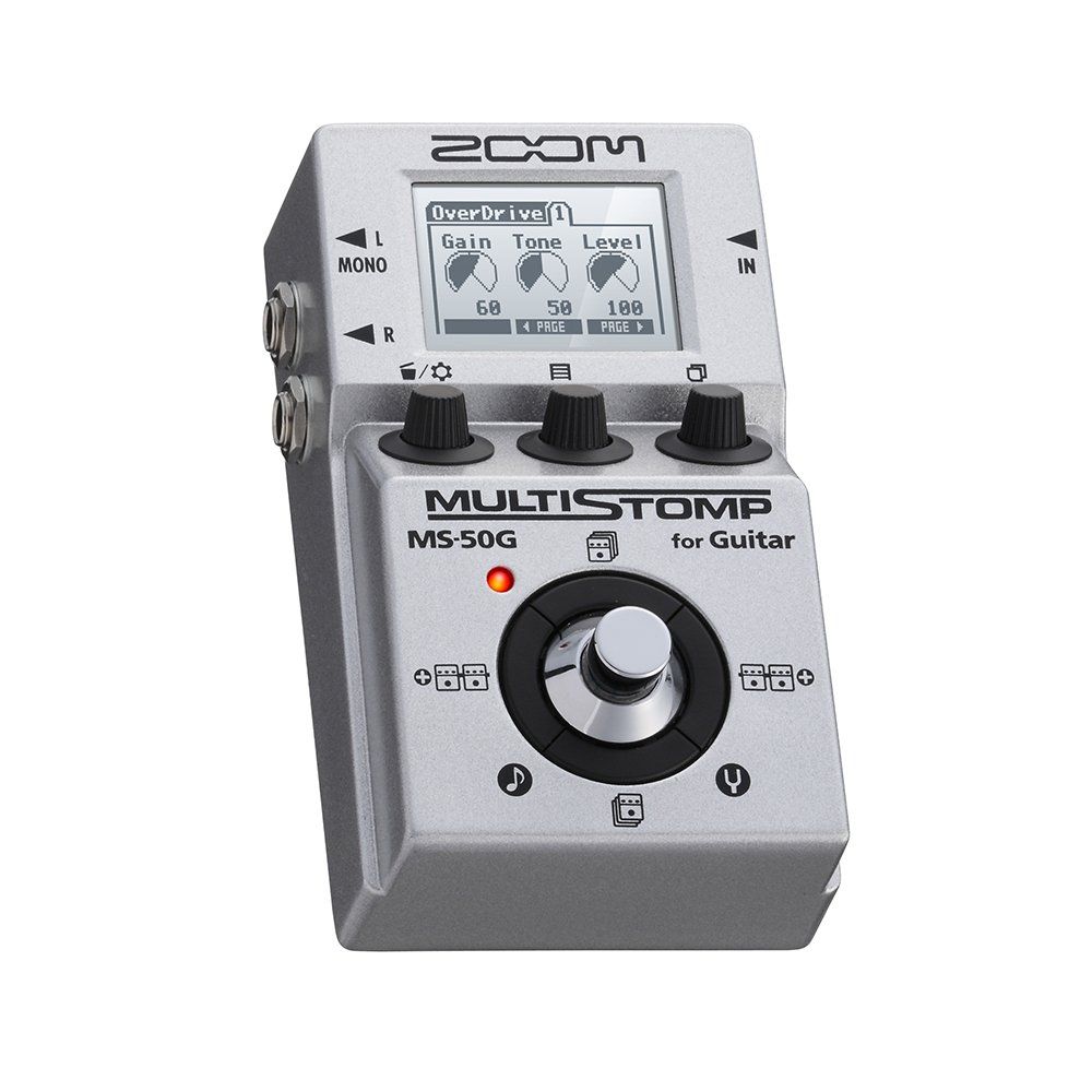 ZOOM MULTI STOMP マルチエフェクター MS-50G グレー MS-50G