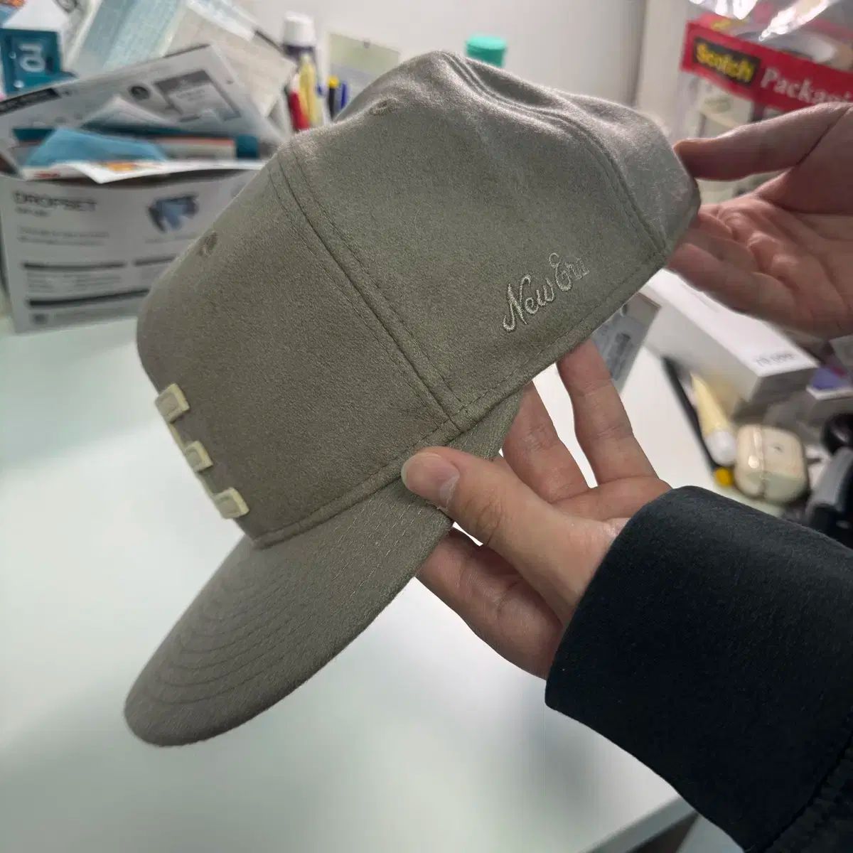 ESSENTIALS エッセンシャルズ NEW ERA ニューエラ E ロゴ ベースボールキャップ タン