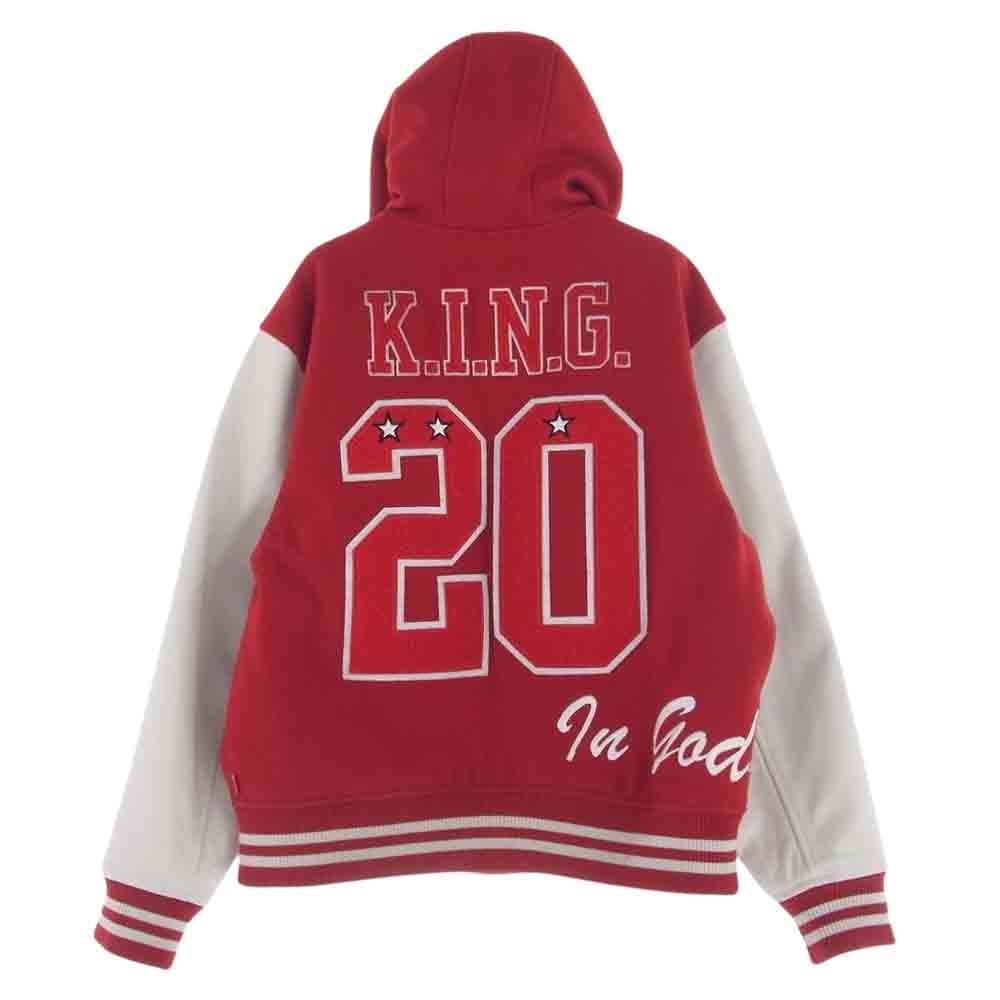 Supreme シュプリーム スタジャン 20AW King Hooded Varsity Jacket ...