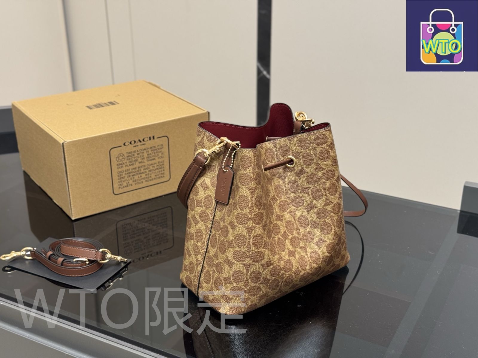 【COACH】【新品】ドローイングバケットバッグ 公式】COACH – コーチ | 【UPCRAFTED】ドローストリング
