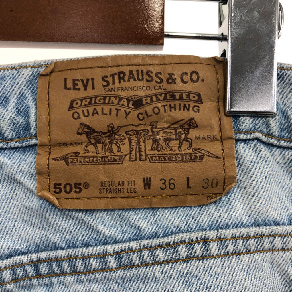 90年代 Levi's リーバイス 505 テーパード デニムパンツ ボトムス ...