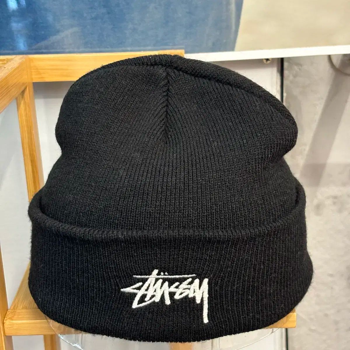 STUSSY ステューシー ベーシック ブラック ビーニー OS