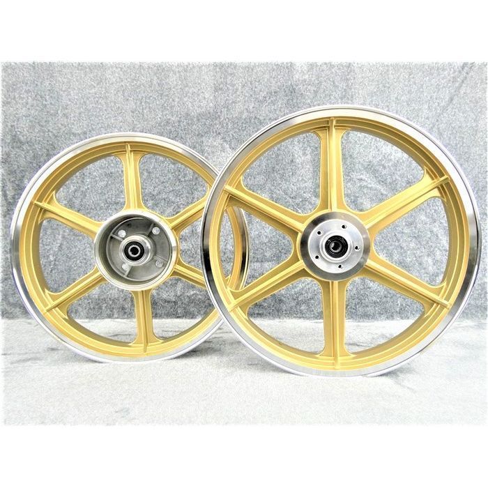 ホーク キャスト ホイール 金 / CB250T 400T 250N 400N - メルカリ