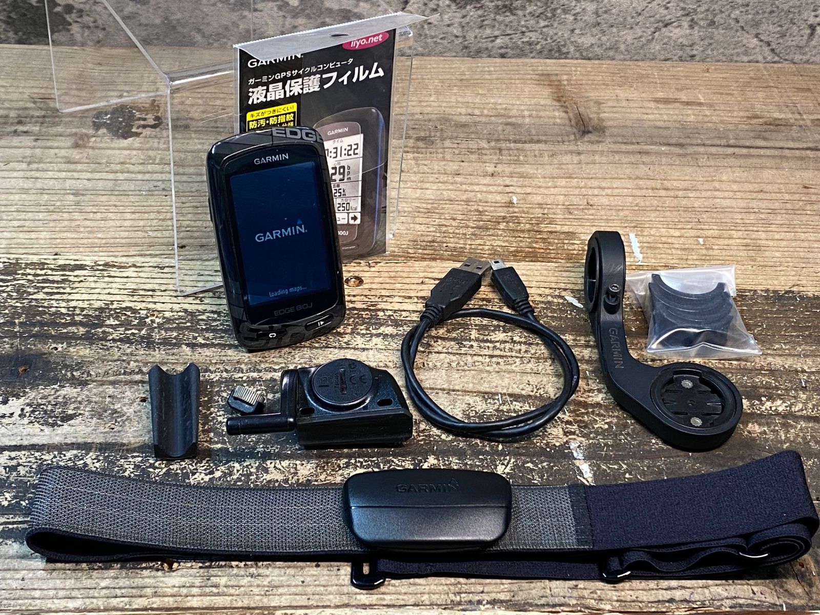 JB976 ガーミン GARMIN EDGE 810J サイクルコンピューター センサーセット 動作 済