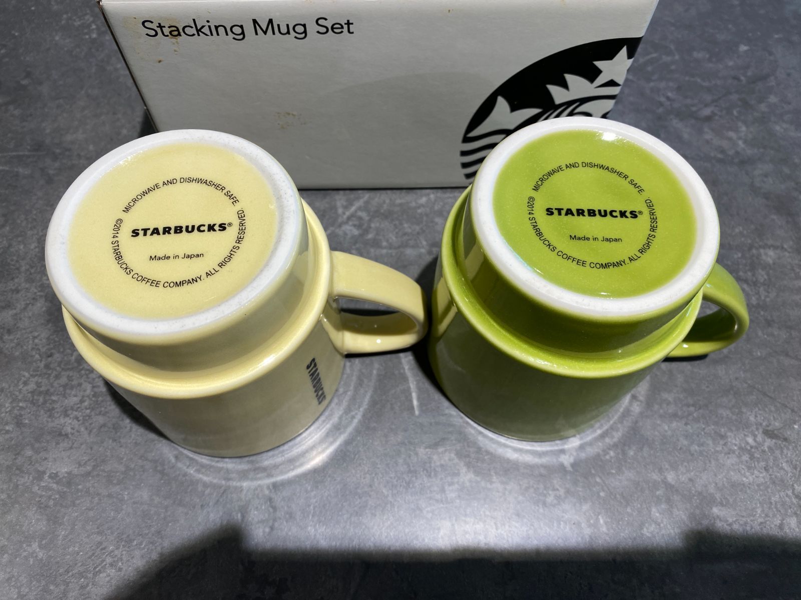 マグカップ Stacking Mug Set STARBUCKS イエロー／グリーン