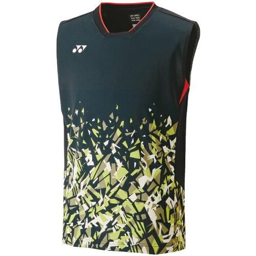 【新品・5営業日で発送】YONEX ヨネックス メンズゲームシャツ(ノースリーブ) (10520) 色 : ブラック サイズ : S 