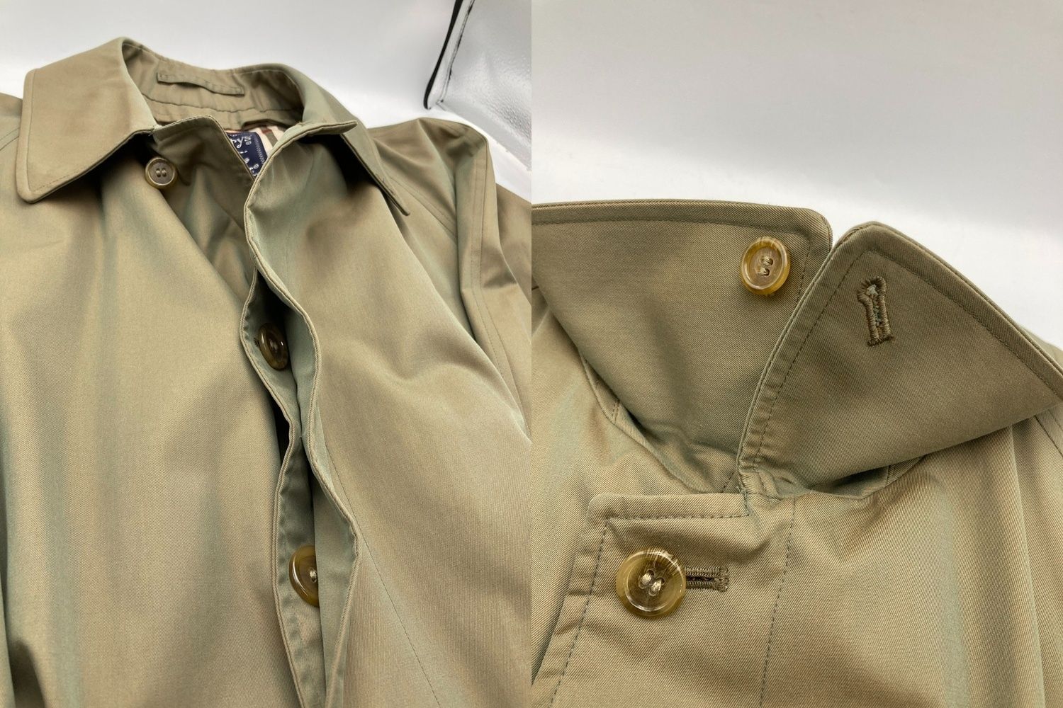 Burberrys バーバリーズ イングランド製 ステンカラーコート カーキ