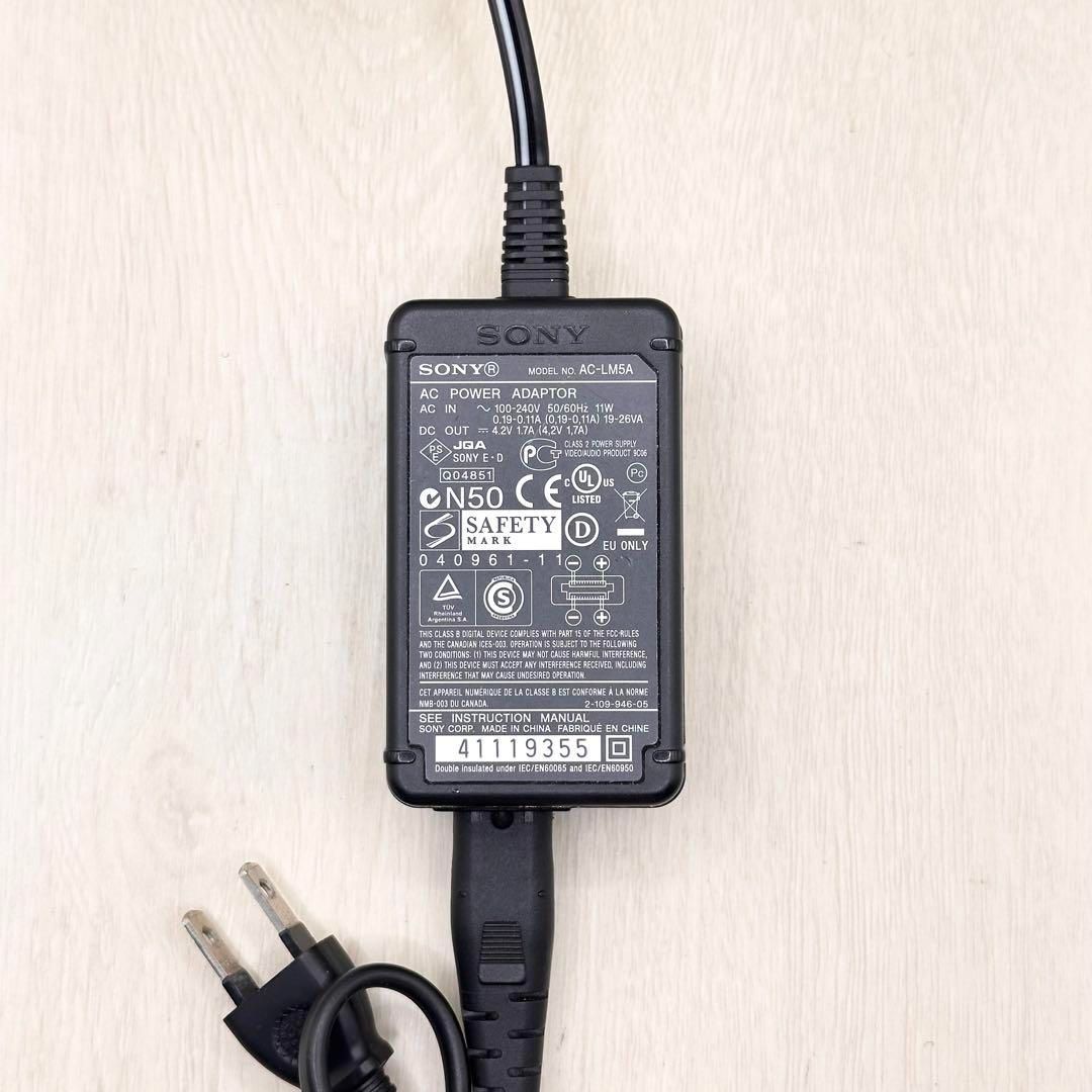 新品未開封品 SONY Cyber-shot サイバーショット AC-LM5A ソニー AC-LM5A SONY 純正 純正品 ACアダプター 電源アダプタ Cyber