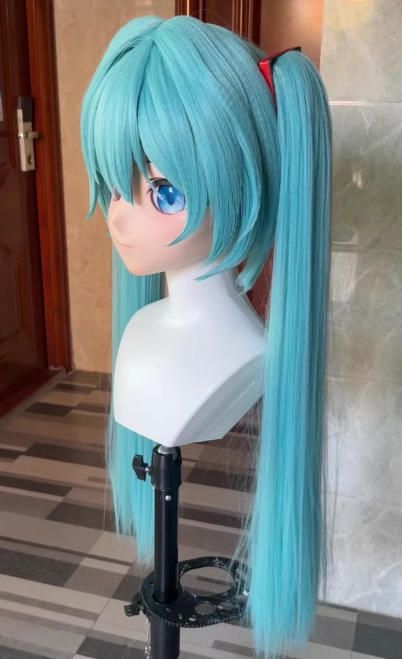 ピッタリの 全頭マスク ロック付き NO.1207 フルマスク ドール ヘッドロリータ人形 コスプレ 変身 仮装 着ぐるみ 二次元美少女 新作が早くも最安！