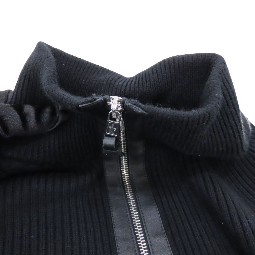 美品☆MONCLER モンクレール MAGLIA ロゴワッペン付 ZIP UP