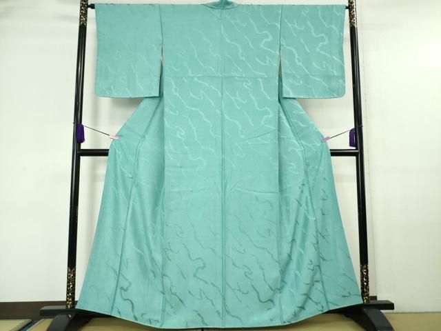 平和屋本店□極上 人間国宝 小宮康孝 江戸小紋 鮫小紋柄 流水文 逸品