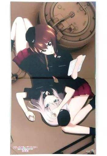 紙製品(キャラクター)　西住まほ＆逸見エリカ 豪華描下ろし仕様二つ折り色紙 「ガールズ＆パンツァー 劇場版」 ガルパンツァーシャツ・クルツ AnotherAngle通販購入特典 西住まほ＆逸見エリカ 豪華描下ろし仕様二つ折り色紙 ガールズ