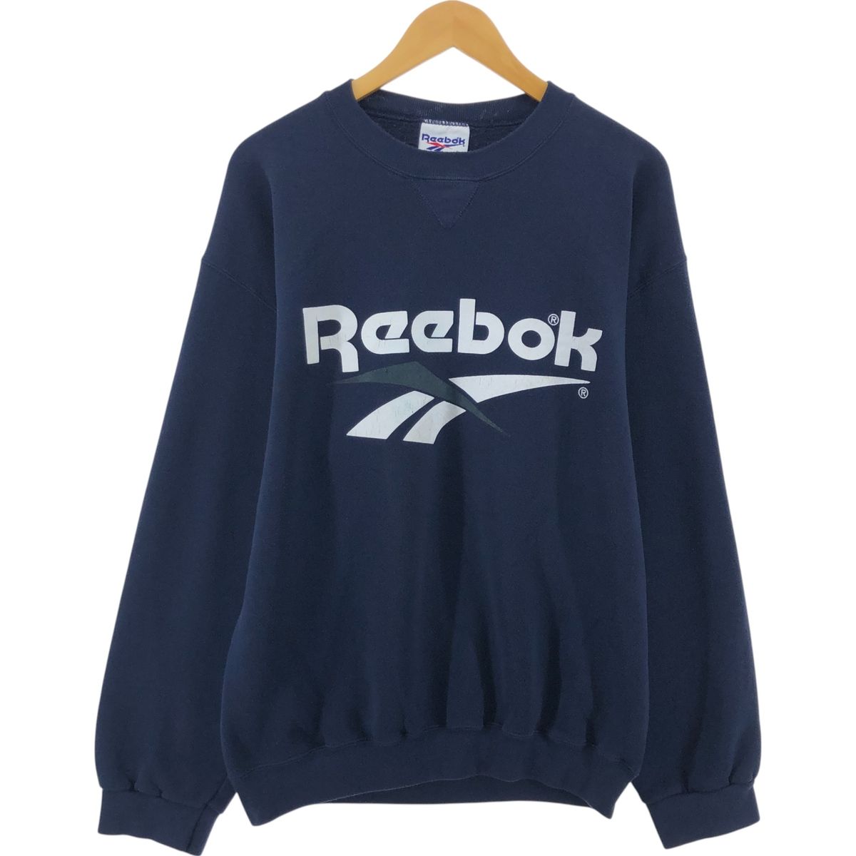 90s USA製 Reebok スウェット リーボック 古着 トレーナー 古着 90年代 リーボック Reebok スウェットシャツ トレーナー
