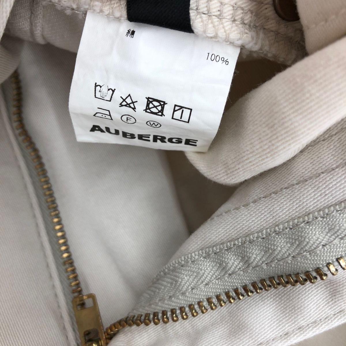 AUBERGE オーベルジュ×ブリッラペルイルグースト ピケ パンツ サイズ 