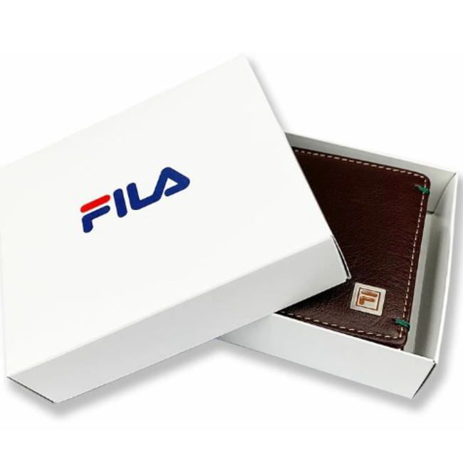 ブラック 黒 FILA フィラ レザー バイカラー 中ベラ 折財布 44 ブラック 黒 FILA フィラ レザー バイカラー 中ベラ 折財布 44