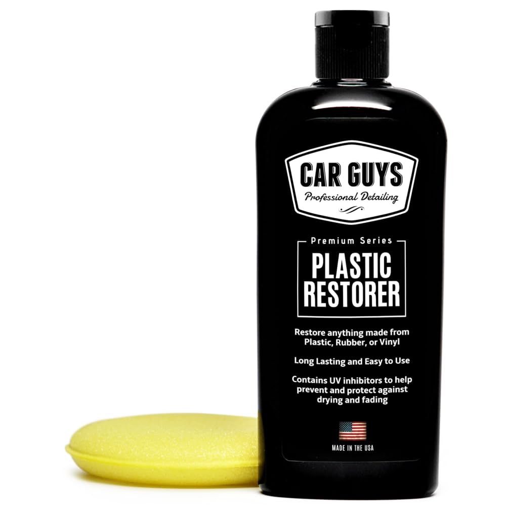 carguysプラスチックRestorer Bringing究極のソリューションゴムの、ビニール、プラスチックBack to Life 。 8オンスキット 