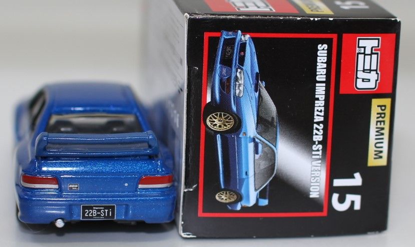 トミカプレミアム　インプレッサ USED トミカ トミカプレミアム15 スバル インプレッサ 22B-STi