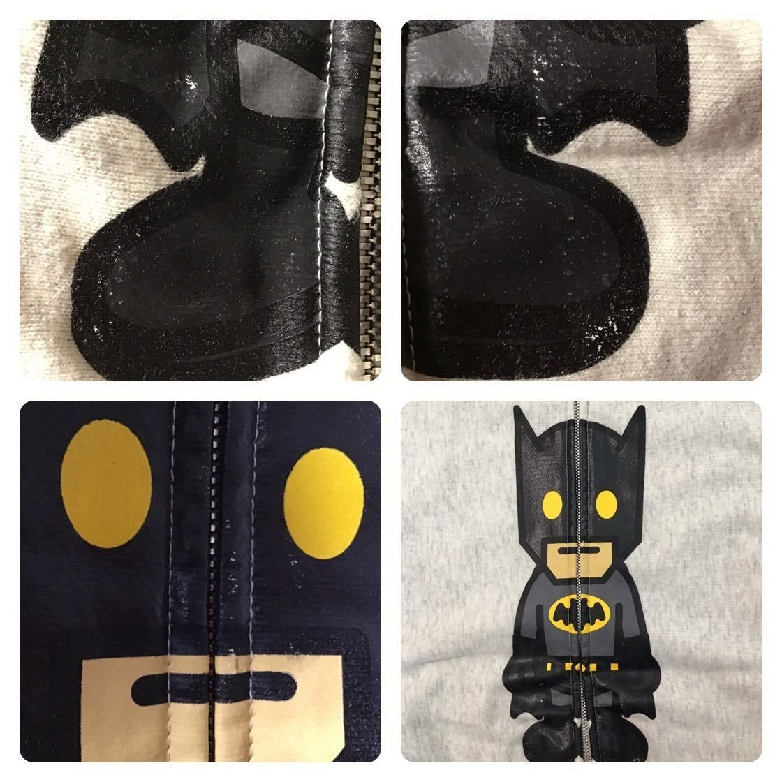 DC Comics × BAPE Batman フルジップ パーカー Mサイズ ライト
