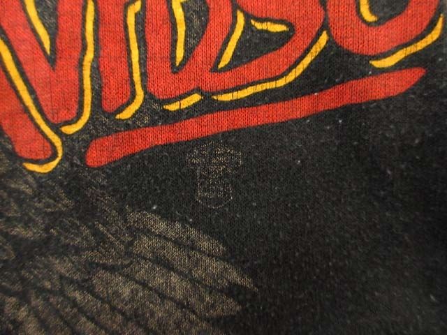 ハーレーダビッドソン HARLEY DAVIDSON 80s 両面プリント Tシャツ イーグル CENTRAL 半袖 ヴィンテージ ブラック S メンズ レディース ハーレーダビッドソン 半袖 Tシャツ イーグル 両面プリント