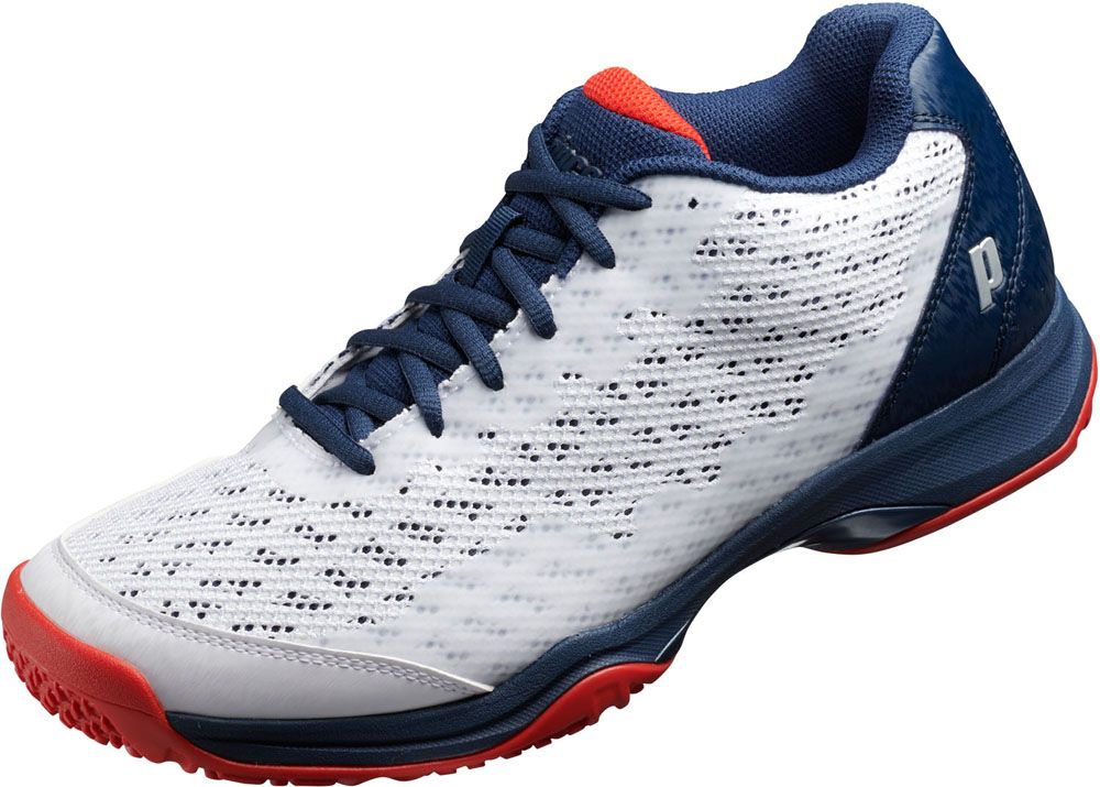 プリンス Prince テニス アドバンスド フィットゲーム3 CG 男女兼用 ユニセックス テニスシューズ クレー・グラスコート用  DPS002 217 WHT/NVY 28.0
