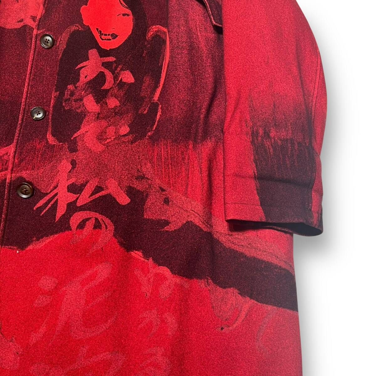 18aw YOHJI YAMAMOTO POUR HOMME おいで私の泥濘に 赤フラノ