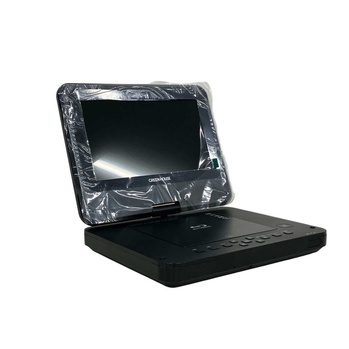 GREEN HOUSE GH-PBD9AED-BK 9N1PBD ポータブルブルーレイプレイヤー Blu-ray DVDプレーヤー 充電式 家電 K9901542