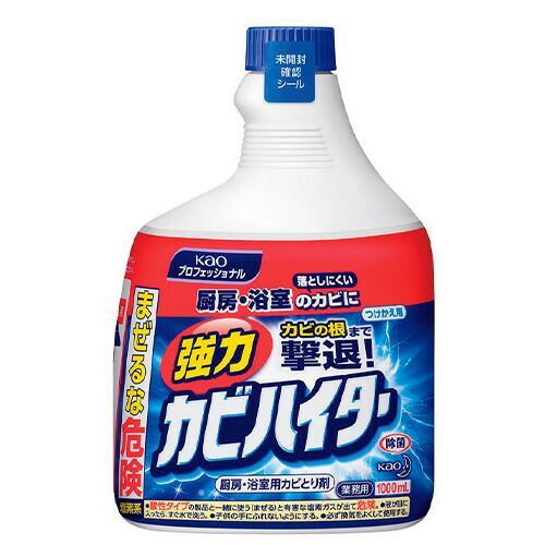 クーポン配布中-スーパー 対象 まとめ 花王 強力カビハイター 業務用 １Ｌ 付替用 506184 4901301506184 ●容量 １ｌ 1個 ×12セット