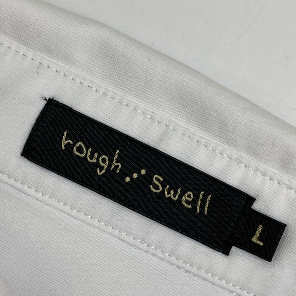rough&swell ラフアンドスウェル 半袖tシャツ ホワイト Lサイズ サイズ：L ROUGH&SWELL ラフアンドスウェル ボタンダウン 半袖