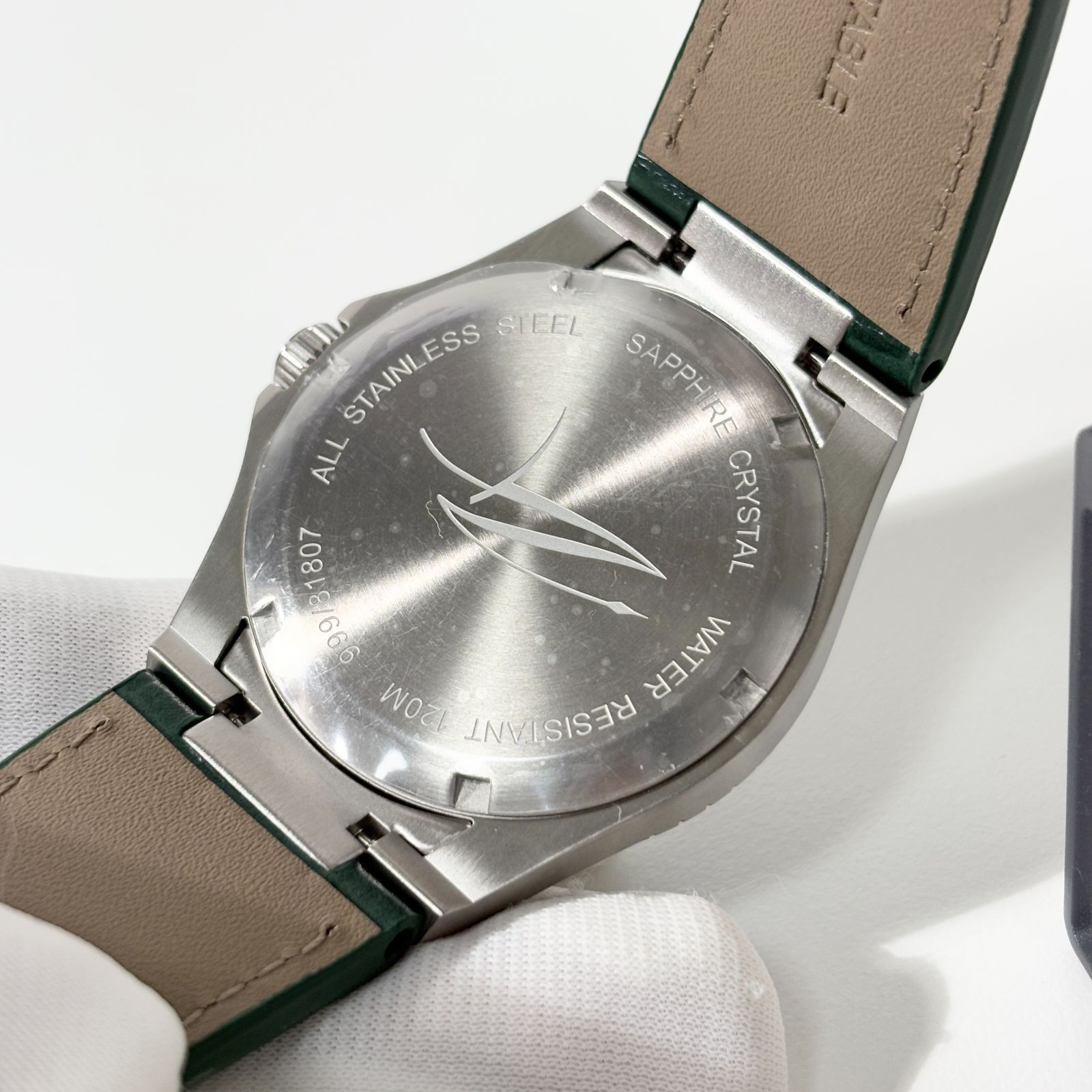 新品】AERO WATCH MILAN スポーツクォーツ メンズ腕時計 グリーン 