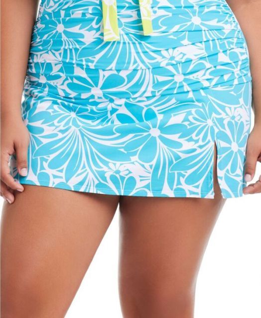 送料無料 ブルーロッドビーティー レディース スカート ボトムス Plus Size Sock It To Me High-Waist Skirted Bottom Multi