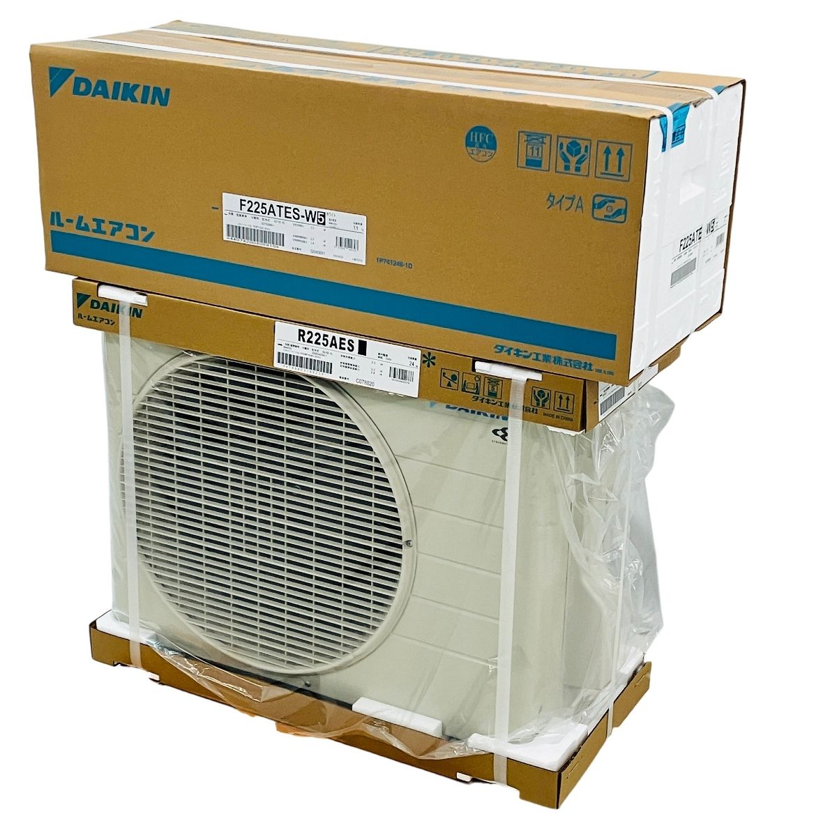 DAIKIN S225ATES-W Eシリーズ R225AES F225ATES-W 6畳程度 ルーム エアコン ホワイト ダイキン 未開封 ♥ C10501956