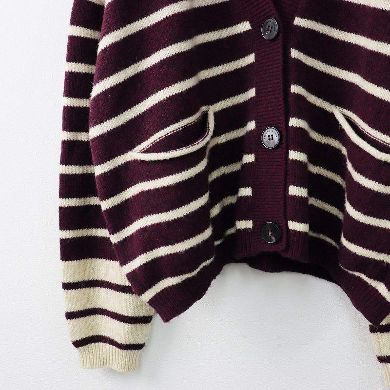 2021AW アパルトモン L'Appartement ロベルトコリーナ ROBERTO COLLINA Border Cardigan  ボーダーカーディガン /臙脂 【2400013590648】 - メルカリ