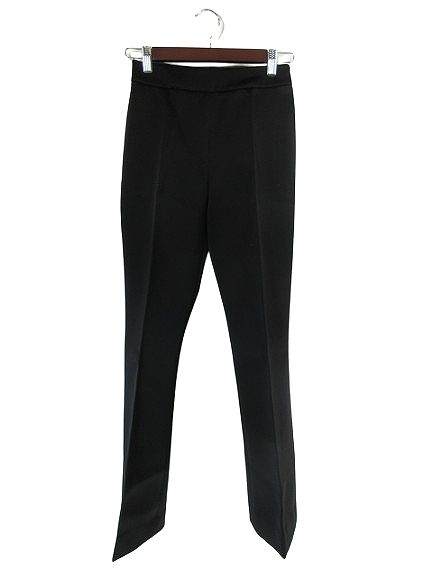 ジバンシィ GIVENCHY パンツ ロング センタープレス 無地 サイズ34 黒 QQQ