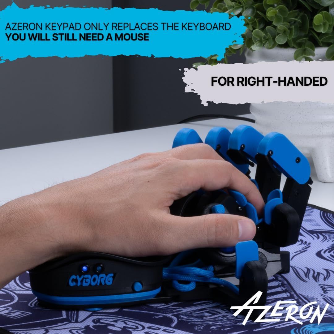 Azeron Cyborg 右利き用 ゲーミングキーボード | www.fitwellind.com