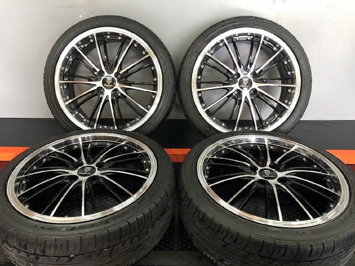 FALKEN ZIEX ZE914 205 40R17 夏タイヤ トラフィックスター TRAFFICSTAR 17インチ 6.5J4HPCD100 45 マーチ ヴィッツ等 STN007