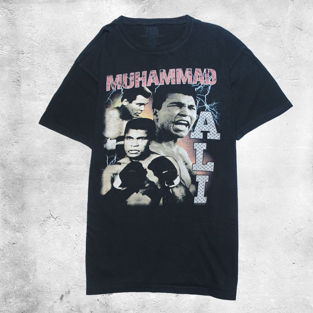 モハメドアリ Tシャツ Muhammad Ali ボクサー ブラック Lサイズ