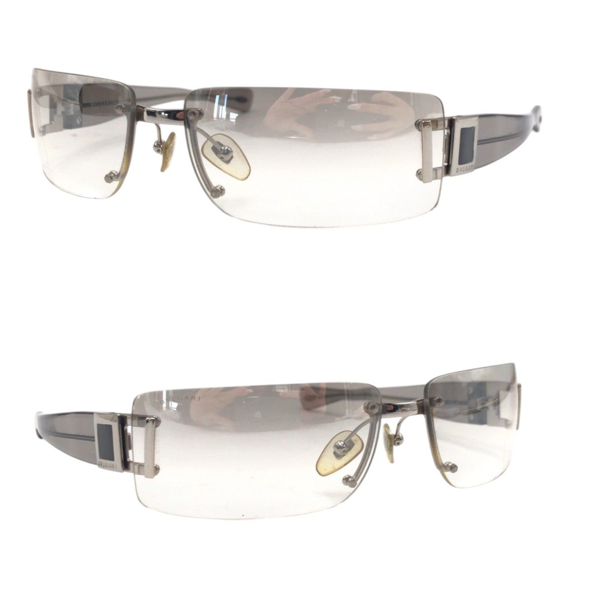 美品 BVLGARI ブルガリ シルバー メタル/プラスチック 626 102/61 62