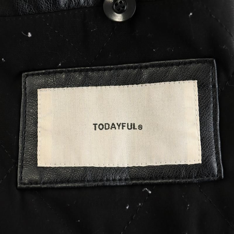 todayful エコレザーオーバージャケット38 TODAYFUL（トゥデイフル）の「【TODAYFUL(トゥデイフル