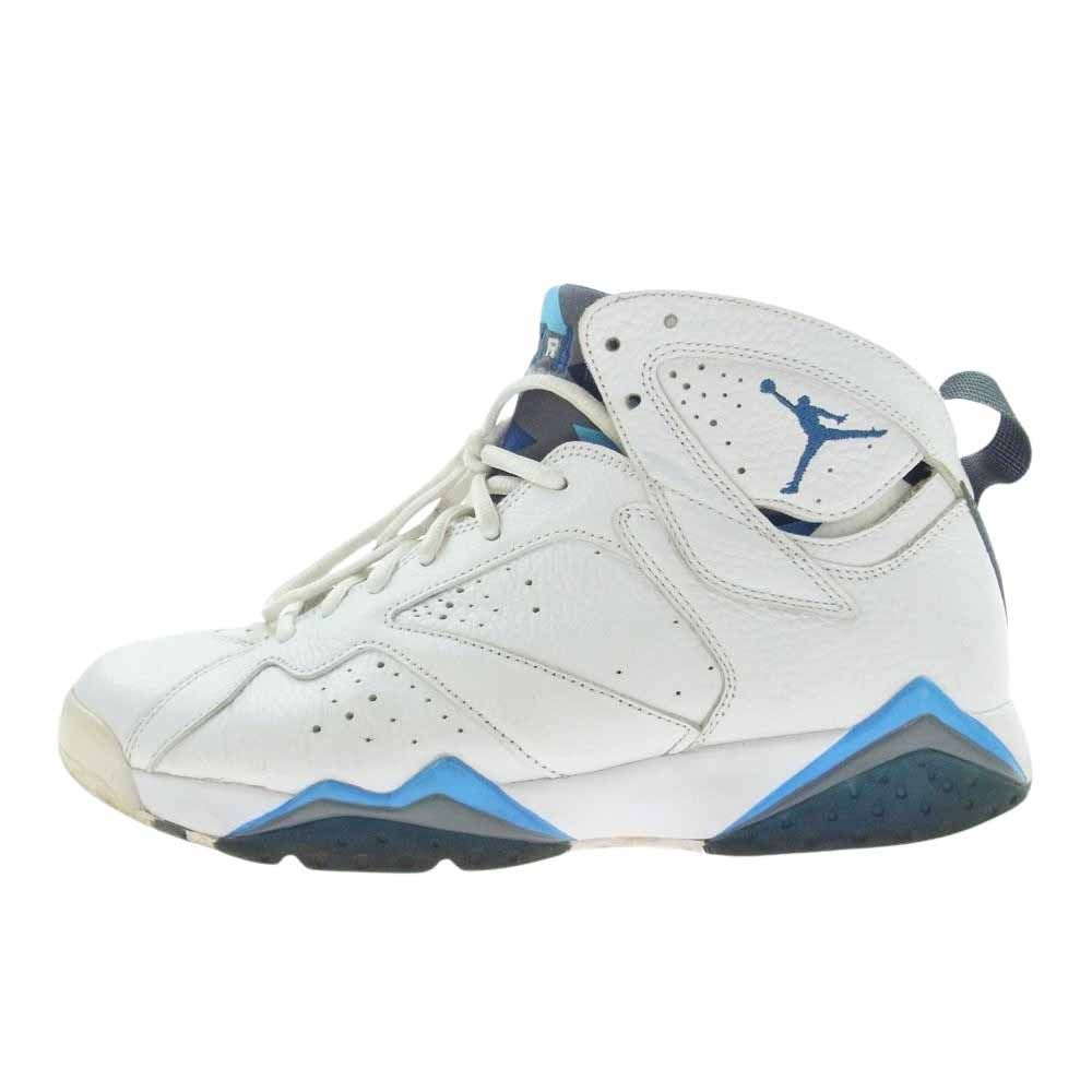 NIKE ナイキ スニーカー 304775-107 AIR JORDAN 7 RETRO FRENCH BLUE 2015 エアジョーダン7 レトロ  フレンチ ブルー スニーカー ホワイト系 ブルー系 28.5cm【中古】 - メルカリ