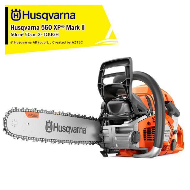 ハスクバーナ Husqvarna 560XP MarkII プロフェッショナルチェンソー 60cm3 50cm 20インチ X-TOUGH 970 65 70_40