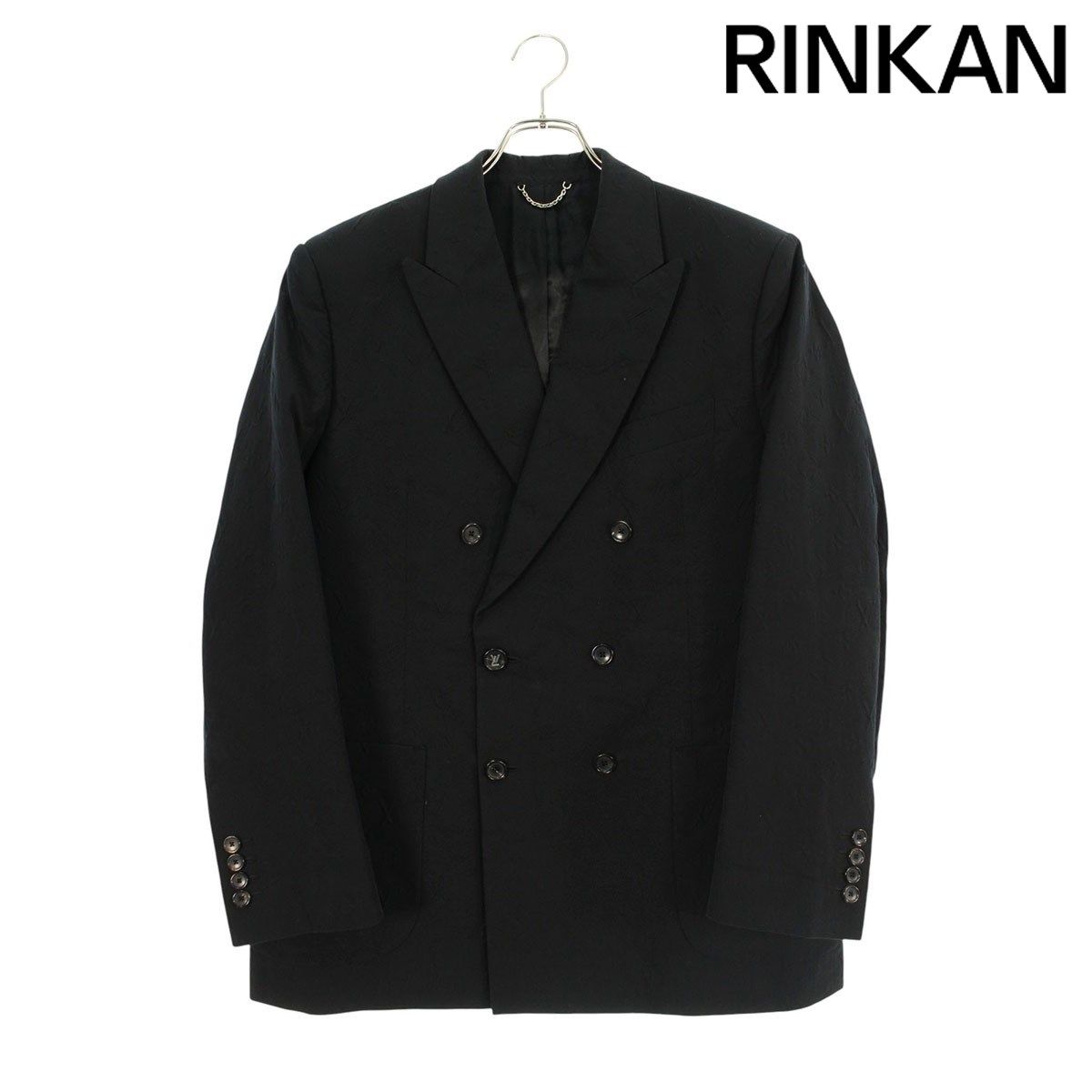 ◈ ルイヴィトン 20AW RM202Q LIO HHJ43E ダブルブレストエンボスモノグラムジャケット メンズ 52